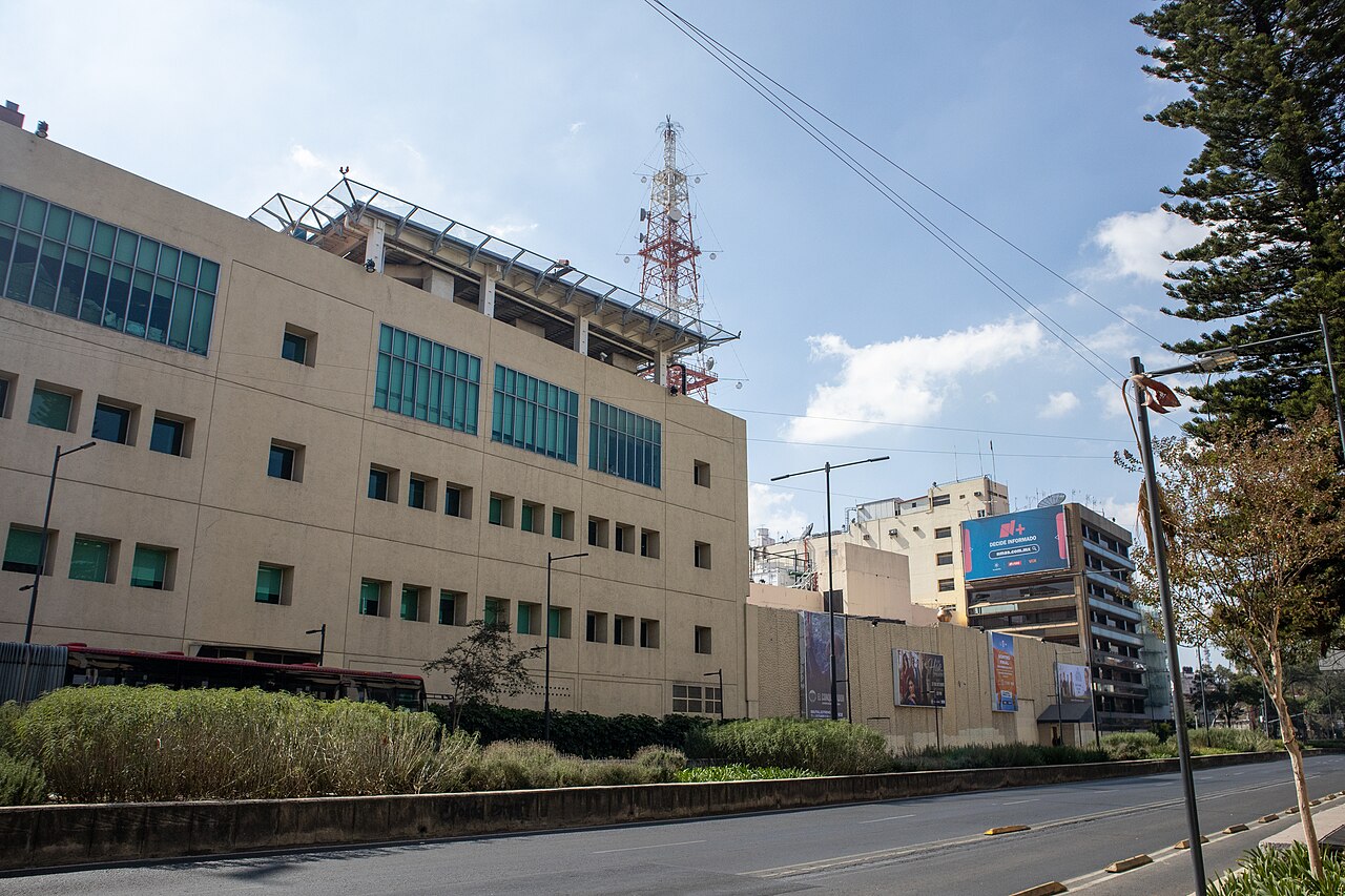 Televisa Chapultepec office in Mexico City photographed in 2025; archive image